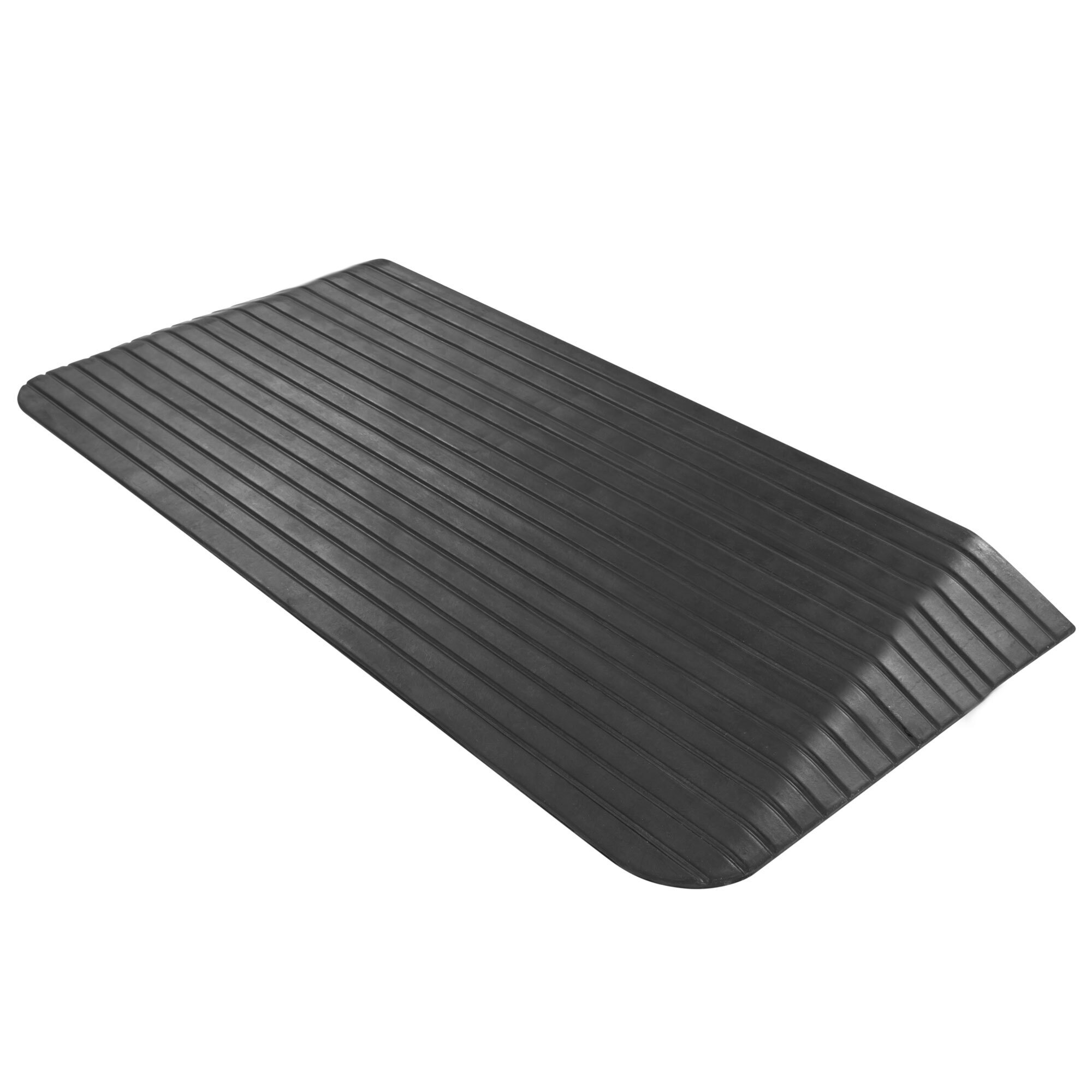 Silver Spring Rubber Threshold Ramp - 2.5in. Rise, 16.5in. Length, 43.5in. Width, 1500-Lb. Capacity, Model# DH-TR-25